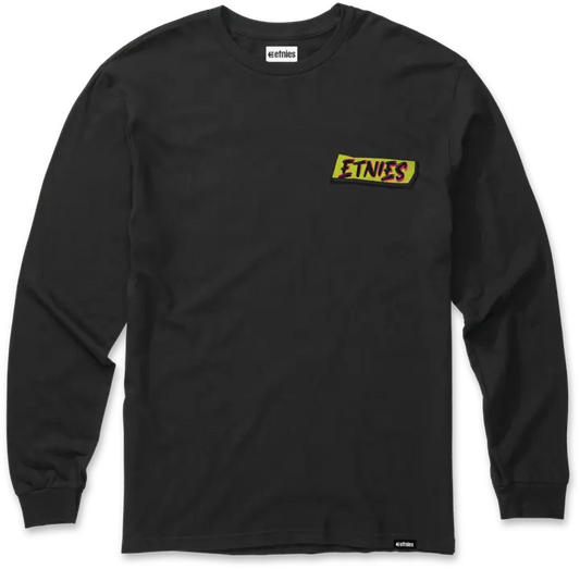 Etnies Puma LS tee black – men’s skate clothes