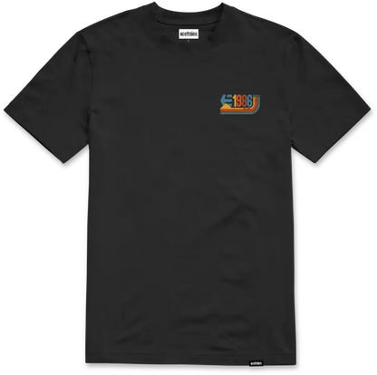 Etnies 1986 tee black – unisex skate clothes