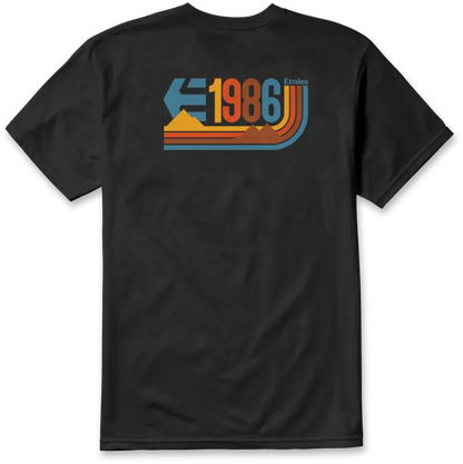 Etnies 1986 tee black – unisex skate clothes