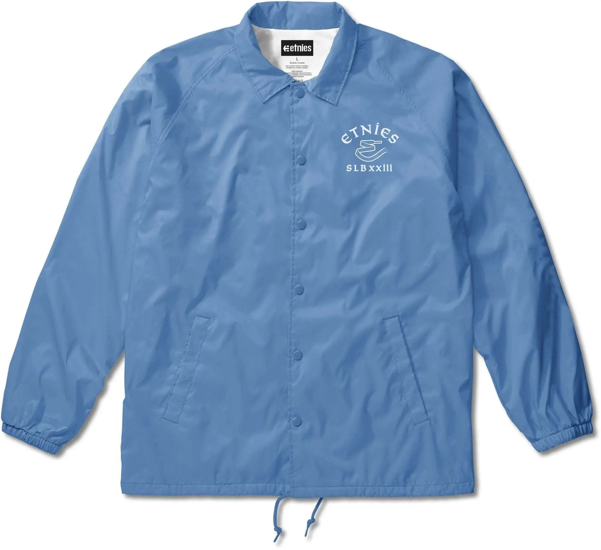 Etnies SLB coach jacket light blue – men's jacket