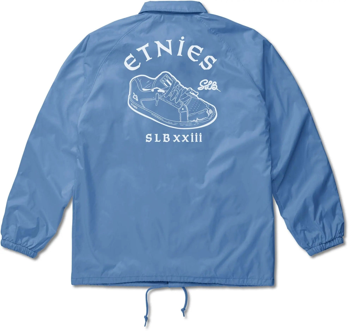 Etnies SLB coach jacket light blue – men's jacket